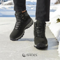 Men's black trekking boots Joma Tk.Angara Men 2201 TKANGW2201 genuine leather 5674
